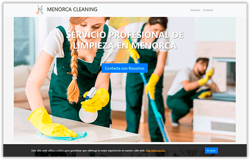 Web de MenorcaCleaning